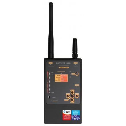 Detector Profesional de Microfoane - Camere Video - GPS  GSM/Bluetooth/Wi-FI/DECT Autentic TSCM [i1206]